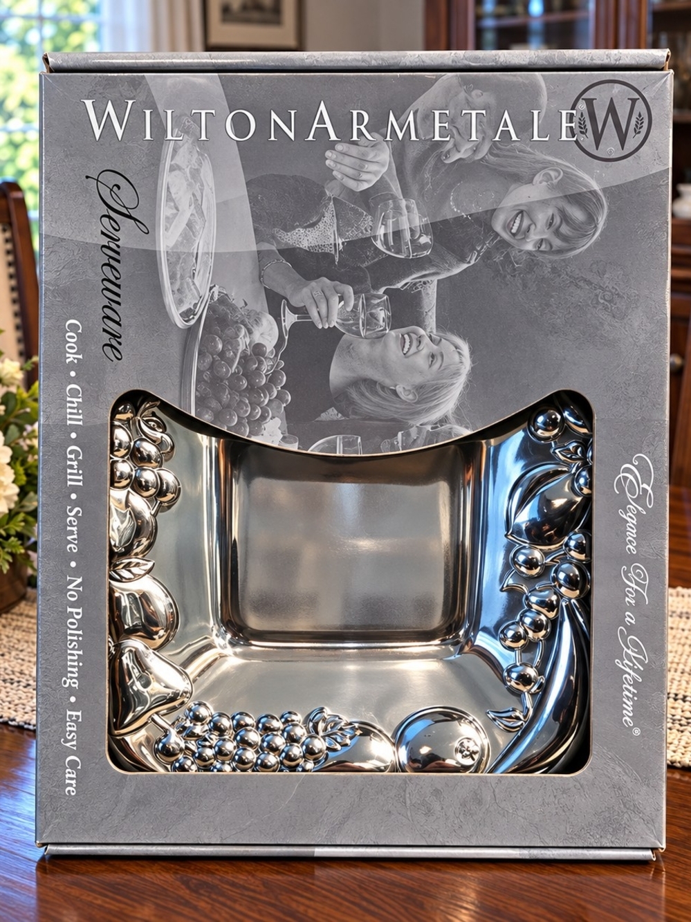 Wilton Armetale Gray Serveware - Versatile Cook & Serve Collection